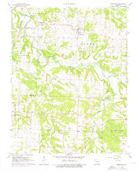 Morrisville Missouri Historical topographic map, 1:24000 scale, 7.5 X 7.5 Minute, Year 1961