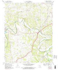 Moselle Missouri Historical topographic map, 1:24000 scale, 7.5 X 7.5 Minute, Year 1969