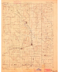 Mound City Kansas Historical topographic map, 1:125000 scale, 30 X 30 Minute, Year 1893