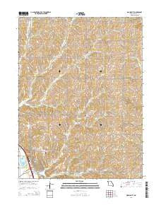 Mound City Missouri Current topographic map, 1:24000 scale, 7.5 X 7.5 Minute, Year 2014