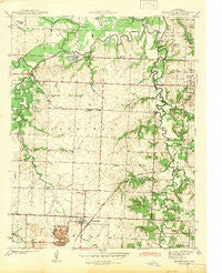 Moundville Missouri Historical topographic map, 1:24000 scale, 7.5 X 7.5 Minute, Year 1942