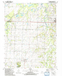 Moundville Missouri Historical topographic map, 1:24000 scale, 7.5 X 7.5 Minute, Year 1991