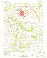 Mount Vernon Missouri Historical topographic map, 1:24000 scale, 7.5 X 7.5 Minute, Year 1971