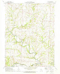 Napton Missouri Historical topographic map, 1:24000 scale, 7.5 X 7.5 Minute, Year 1971
