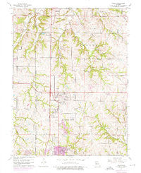 Nashua Missouri Historical topographic map, 1:24000 scale, 7.5 X 7.5 Minute, Year 1961