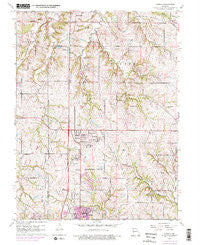 Nashua Missouri Historical topographic map, 1:24000 scale, 7.5 X 7.5 Minute, Year 1961