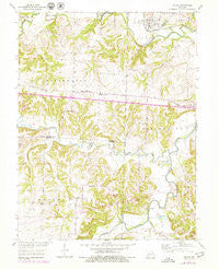 Nelson Missouri Historical topographic map, 1:24000 scale, 7.5 X 7.5 Minute, Year 1953