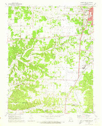 Neosho West Missouri Historical topographic map, 1:24000 scale, 7.5 X 7.5 Minute, Year 1972