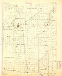Nevada Missouri Historical topographic map, 1:125000 scale, 30 X 30 Minute, Year 1886