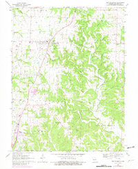 New Bloomfield Missouri Historical topographic map, 1:24000 scale, 7.5 X 7.5 Minute, Year 1969
