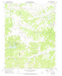 New Melle Missouri Historical topographic map, 1:24000 scale, 7.5 X 7.5 Minute, Year 1972