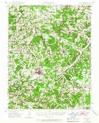 Niangua Missouri Historical topographic map, 1:62500 scale, 15 X 15 Minute, Year 1946