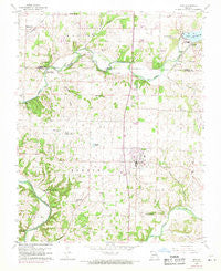 Nixa Missouri Historical topographic map, 1:24000 scale, 7.5 X 7.5 Minute, Year 1960