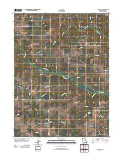 Novelty Missouri Historical topographic map, 1:24000 scale, 7.5 X 7.5 Minute, Year 2012