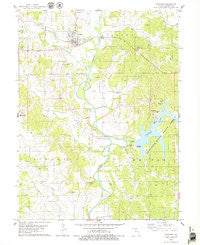 Novinger Missouri Historical topographic map, 1:24000 scale, 7.5 X 7.5 Minute, Year 1979