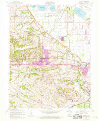 O'Fallon Missouri Historical topographic map, 1:24000 scale, 7.5 X 7.5 Minute, Year 1954
