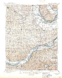 O'Fallon Missouri Historical topographic map, 1:125000 scale, 30 X 30 Minute, Year 1903
