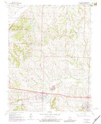 Oak Grove Missouri Historical topographic map, 1:24000 scale, 7.5 X 7.5 Minute, Year 1965