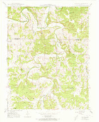 Oak Hill Missouri Historical topographic map, 1:24000 scale, 7.5 X 7.5 Minute, Year 1948