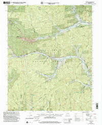 Oates Missouri Historical topographic map, 1:24000 scale, 7.5 X 7.5 Minute, Year 1999