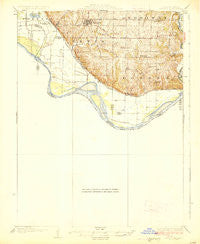 Oregon Missouri Historical topographic map, 1:62500 scale, 15 X 15 Minute, Year 1926