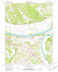 Osage City Missouri Historical topographic map, 1:24000 scale, 7.5 X 7.5 Minute, Year 1967