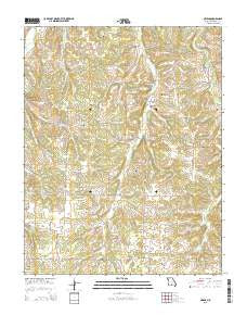 Owens Missouri Current topographic map, 1:24000 scale, 7.5 X 7.5 Minute, Year 2015