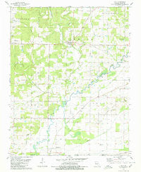 Oxly Missouri Historical topographic map, 1:24000 scale, 7.5 X 7.5 Minute, Year 1979