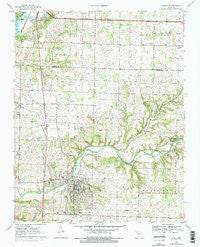 Ozark Missouri Historical topographic map, 1:24000 scale, 7.5 X 7.5 Minute, Year 1970