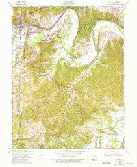 Pacific Missouri Historical topographic map, 1:24000 scale, 7.5 X 7.5 Minute, Year 1954