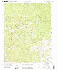 Palmer Missouri Historical topographic map, 1:24000 scale, 7.5 X 7.5 Minute, Year 1958