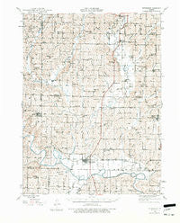 Pattonsburg Missouri Historical topographic map, 1:62500 scale, 15 X 15 Minute, Year 1944