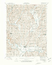 Pattonsburg Missouri Historical topographic map, 1:62500 scale, 15 X 15 Minute, Year 1944