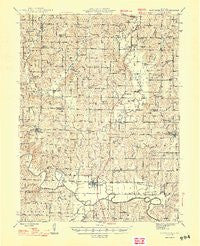 Pattonsburg Missouri Historical topographic map, 1:62500 scale, 15 X 15 Minute, Year 1948
