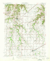 Perry Missouri Historical topographic map, 1:62500 scale, 15 X 15 Minute, Year 1945