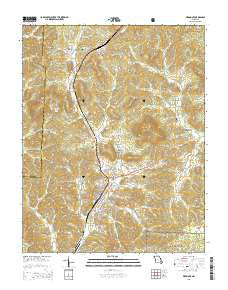 Piedmont Missouri Current topographic map, 1:24000 scale, 7.5 X 7.5 Minute, Year 2015