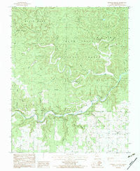 Piedmont Hollow Missouri Historical topographic map, 1:24000 scale, 7.5 X 7.5 Minute, Year 1982
