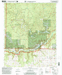 Piedmont Hollow Missouri Historical topographic map, 1:24000 scale, 7.5 X 7.5 Minute, Year 1997