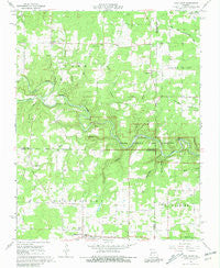 Pine Crest Missouri Historical topographic map, 1:24000 scale, 7.5 X 7.5 Minute, Year 1968