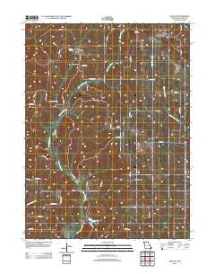 Pollock Missouri Historical topographic map, 1:24000 scale, 7.5 X 7.5 Minute, Year 2012