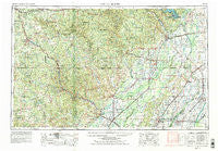 Poplar Bluff Missouri Historical topographic map, 1:250000 scale, 1 X 2 Degree, Year 1957
