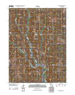 Powersville Missouri Historical topographic map, 1:24000 scale, 7.5 X 7.5 Minute, Year 2012