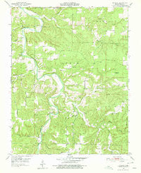 Prescott Missouri Historical topographic map, 1:24000 scale, 7.5 X 7.5 Minute, Year 1951