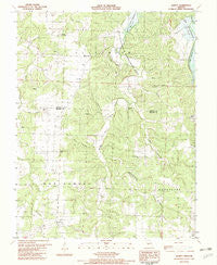 Quincy Missouri Historical topographic map, 1:24000 scale, 7.5 X 7.5 Minute, Year 1982