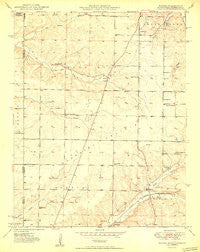 Racine Missouri Historical topographic map, 1:24000 scale, 7.5 X 7.5 Minute, Year 1950