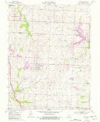 Raymore Missouri Historical topographic map, 1:24000 scale, 7.5 X 7.5 Minute, Year 1954