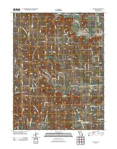 Rayville Missouri Historical topographic map, 1:24000 scale, 7.5 X 7.5 Minute, Year 2012