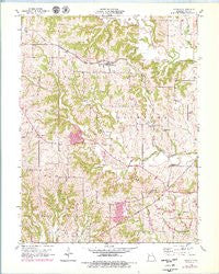 Rayville Missouri Historical topographic map, 1:24000 scale, 7.5 X 7.5 Minute, Year 1957