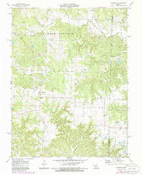 Readsville Missouri Historical topographic map, 1:24000 scale, 7.5 X 7.5 Minute, Year 1973