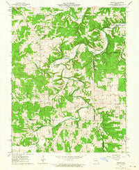 Redbird Missouri Historical topographic map, 1:24000 scale, 7.5 X 7.5 Minute, Year 1962